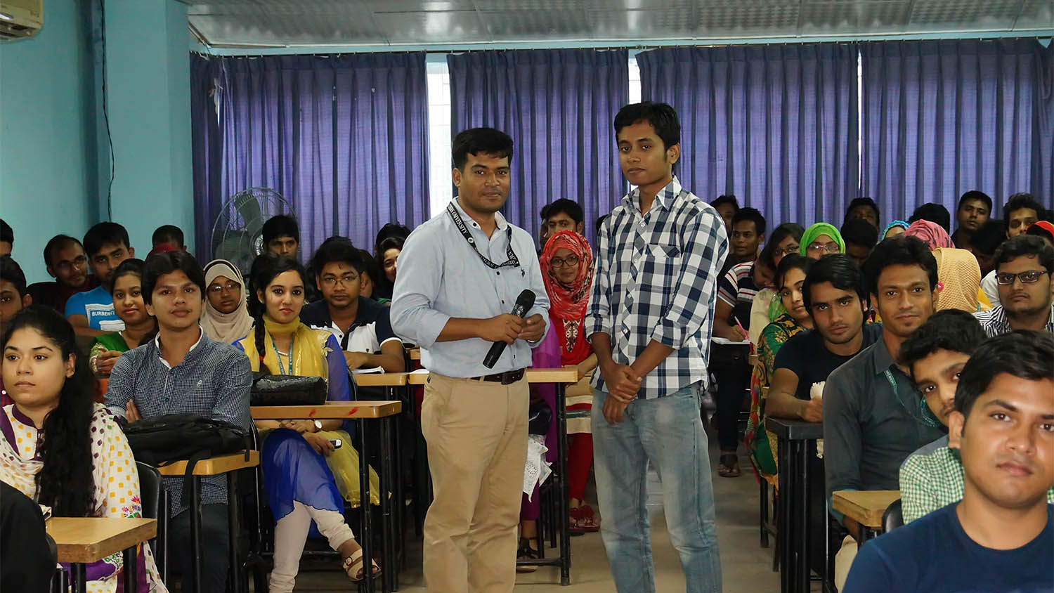 Left: Bulbul Ahamed, Assistant Professor & Coordinator, IPP & Right: Md. Foysal Hossain Sohag, 125th Batch IBTRA & 29th Batch BBA-NUB